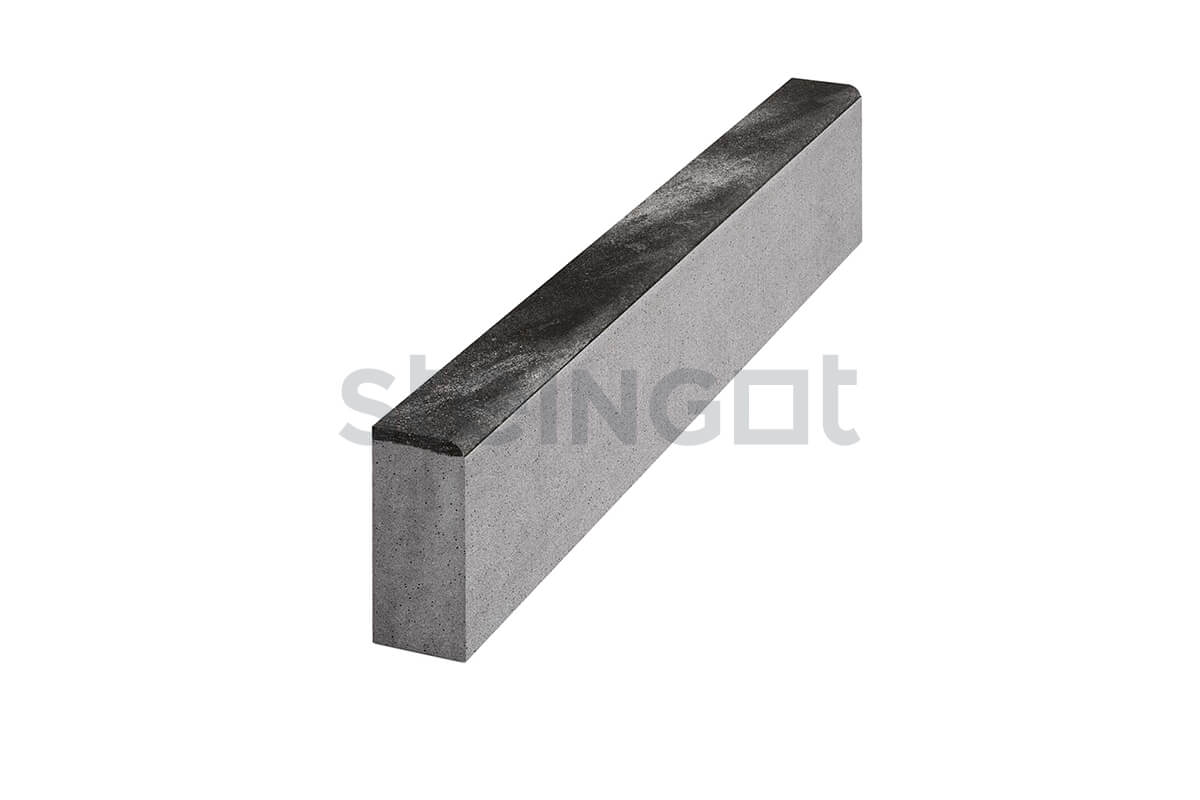 Бордюр Садовый 1000х200х80 Графитовый камень (Stein Black), Steingot