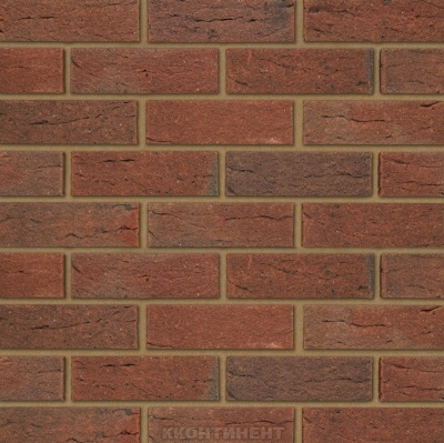 Кирпич облицовочный Cattybrook Dark Red, ТМ "QBricks", завод Cattybrook, Великобритания