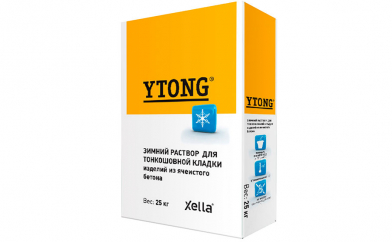 Раствор зимний для кладки блоков YTONG
