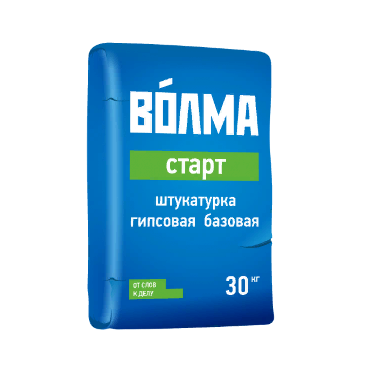 Гипсовая штукатурная смесь "Волма-старт", 30 кг