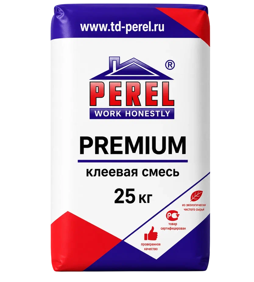Клеевая смесь Perel Premium, 25 кг