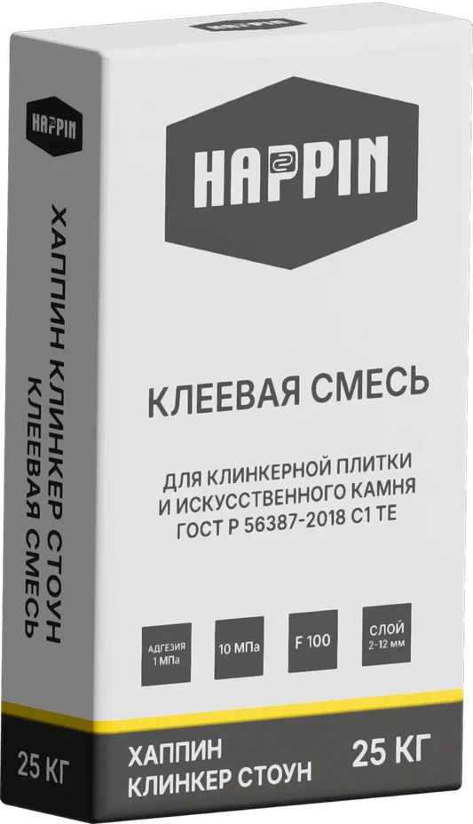 Клеевая смесь Хаппин Клинкер Стоун, 25 кг