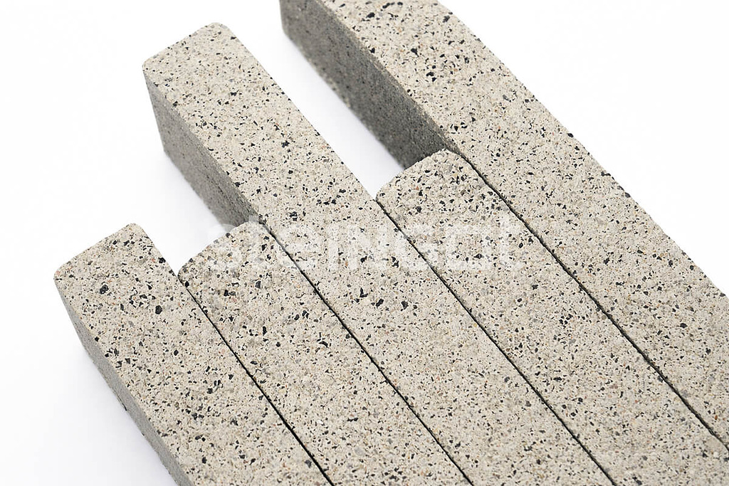 Ригельный кирпич "Bianco Nero" (частичный прокрас), Steingot