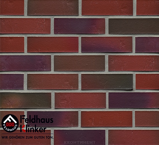 Клинкерная плитка Accudo Carmesi Bluastro, арт. R714, ТМ "Feldhaus Klinker"