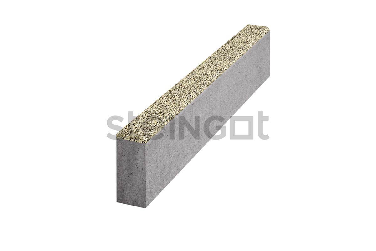 Бордюр садовый 1000*200*80 Дымчатый гранит (Terra Antica), Steingot