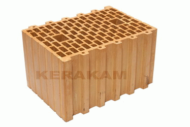 Керамический блок KERAKAM 38 (КПТН II), завод "СККМ", г. Самара