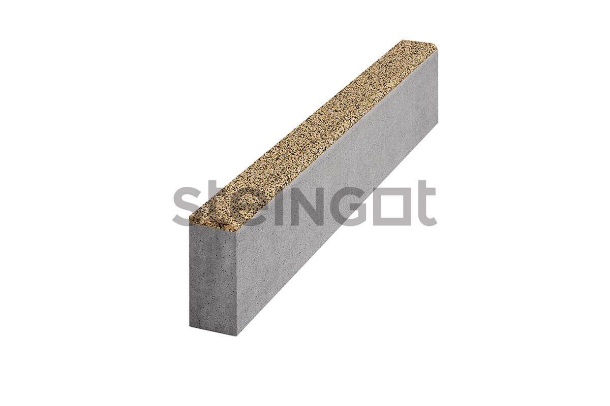 Бордюр садовый 1000*200*80 Песчаный гранит (Grano), Steingot