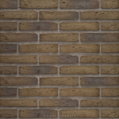Кирпич коричневый пестрый ручной формовки SIERRA NEGRA STRUCTEAU, ТМ "Caprice", Голландия