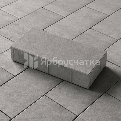 Плита П.6 серая, Ярбрусчатка
